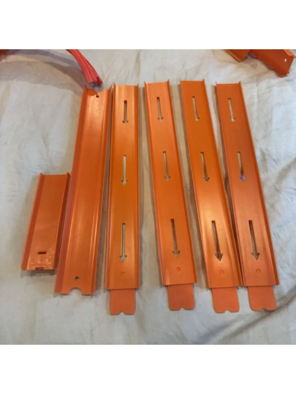 VTG Hot Wheels Track Pieces Lot Of 25 Pieces 90’s-Y2K Orange Blue Red